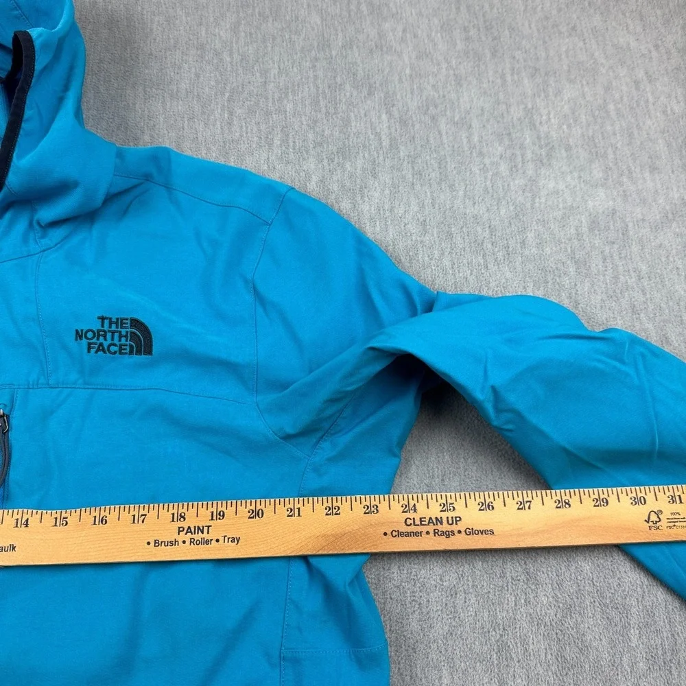 The North Face Jacket Mens Large Blue Nimble WindWall Hooded Hiking Outdoor‎